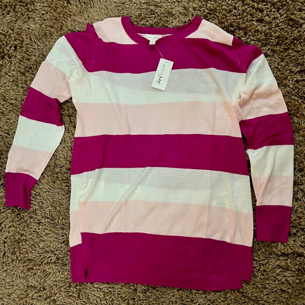 Maison Jules Women's Sweater Multi-Color Size Lg NWT
